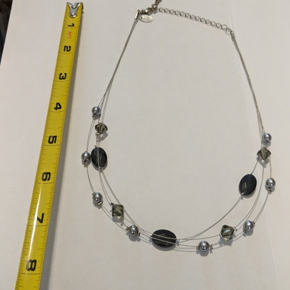 Lia Sophia three layer necklace - Picture 2 of 4